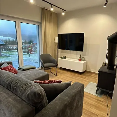 Villa Season Klimatyzowany Dom Przy Szlaku Z Prywatnym Tarasem I Widokiem Na Gory Orlickie - Sudety Sauna&jacuzzi, Skalne