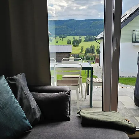 Villa Season Klimatyzowany Dom Przy Szlaku Z Prywatnym Tarasem I Widokiem Na Gory Orlickie - Sudety Sauna&jacuzzi, Skalne