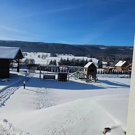 Season Klimatyzowany Dom Przy Szlaku Z Prywatnym Tarasem I Widokiem Na Gory Orlickie - Sudety Sauna&jacuzzi, Skalne Miasto, 4km Do Zieleniec Arena Villa Lasowka