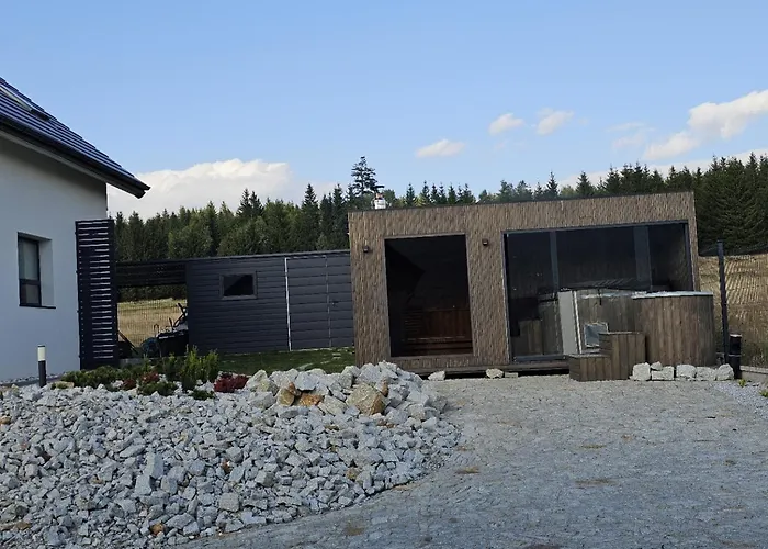 Season Klimat - Dom Przy Szlaku Z Prywatnym Tarasem I Widokiem Na Gory Orlickie - Sudety Sauna&jacuzzi, Skalne Miasto, 4km Do Zieleniec Arena Lasowka